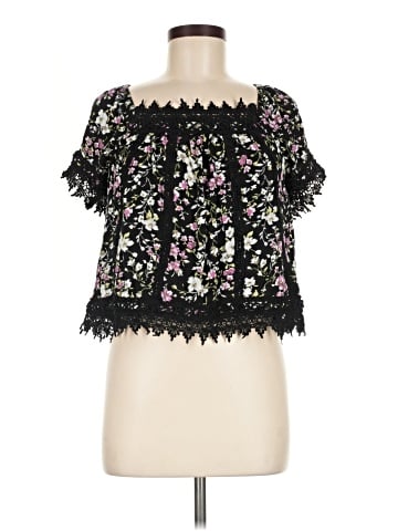 American Rag Cie Short Sleeve Blouse (view 1)