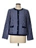 Talbots Houndstooth Blue Blazer Size 10 - photo 1