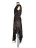 DKNY 100% Polyester Paisley Black Cocktail Dress Size 6 - photo 5