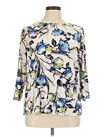 JM Collection 3/4 Sleeve Blouse (view 1)