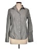 Talbots Outlet Gray Long Sleeve Button-Down Shirt Size 10 - photo 1