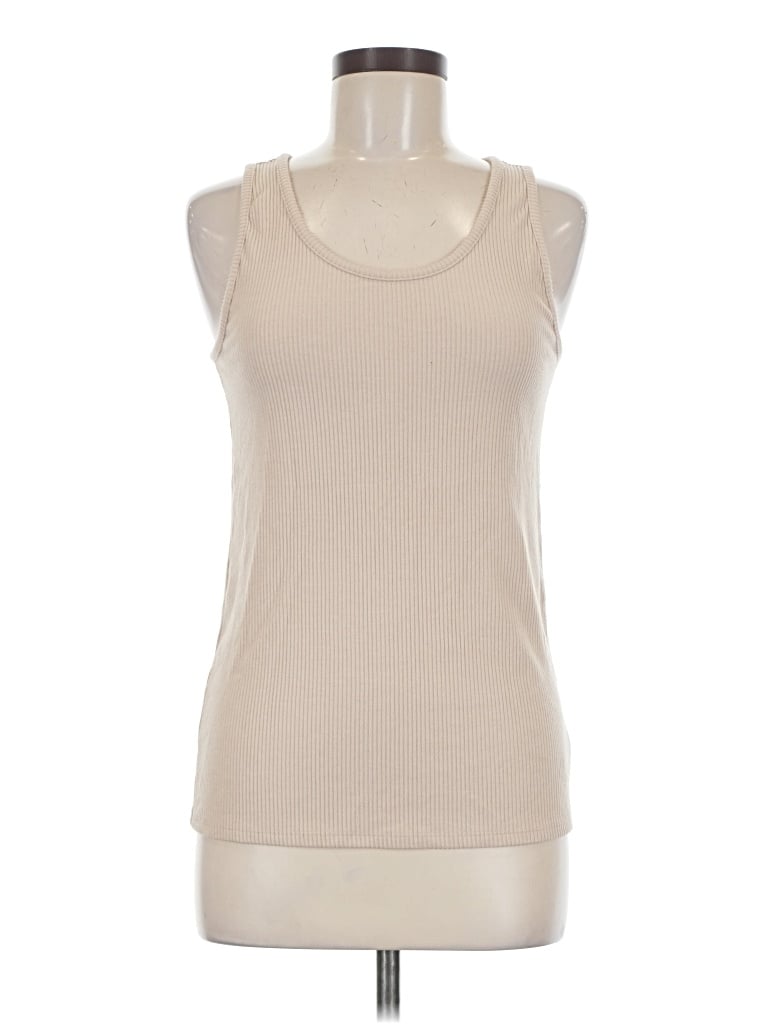 Pre-owned Tommy John Sleeveless T-shirt In Tan