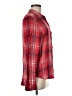 Universal Thread 100% Rayon Plaid Red Long Sleeve Button-Down Shirt Size M - photo 4
