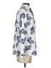 Apt. 9 100% Polyester Print Ivory Long Sleeve Blouse Size S - photo 4