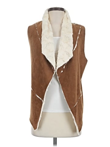 Leo & Nicole Faux Fur Vest (view 1)
