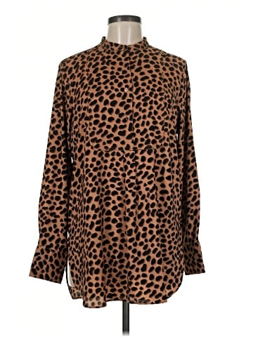 Ann Taylor Long Sleeve Button-Down Shirt (view 1)