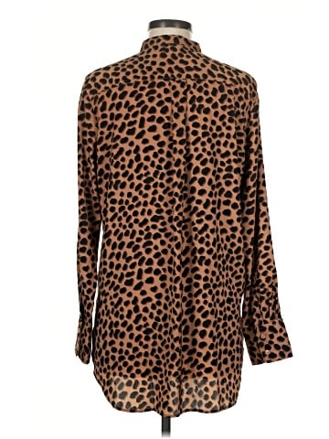 Ann Taylor Long Sleeve Button-Down Shirt (view 2)