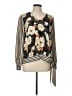 CAbi 100% Polyester Ivory Long Sleeve Blouse Size L - photo 1