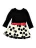 Rare Editions Polka Dots Black Dress Size 3T - photo 2