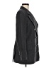 Bob Mackie 100% Wool Chevron-herringbone Gray Wool Blazer Size 8 - photo 4