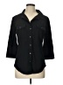 lucy 100% Polyester Black 3/4 Sleeve Blouse Size L - photo 1
