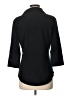 lucy 100% Polyester Black 3/4 Sleeve Blouse Size L - photo 2
