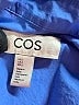 Cos Chevron-herringbone Blue Long Sleeve Button-Down Shirt Size 2 - photo 7