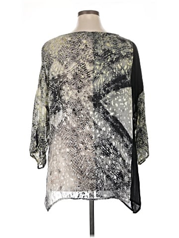 Citron Santa Monica Collection 3/4 Sleeve Blouse (view 2)