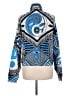 Nike 100% Nylon Graphic White Blue Track Jacket Size M - photo 2