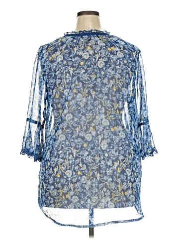 Jessica London 3/4 Sleeve Blouse (view 2)