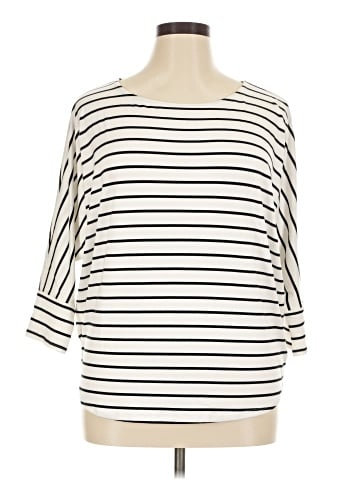 Bobeau 3/4 Sleeve Top (view 1)