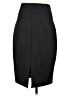 Express Solid Black Formal Skirt Size S - photo 2