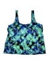 Swimsuits for all Tropical Blue Swimsuit Top Size 22 - photo 2