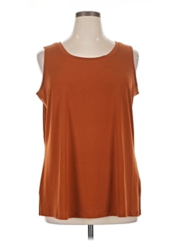 Susan Graver Sleeveless T-Shirt (view 1)