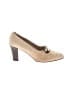 St. John 100% Suede Ivory Heels Size 6 1/2 - photo 1