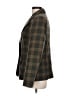 Talbots Plaid Brown Wool Blazer Size 12 - photo 5