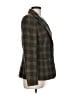 Talbots Plaid Brown Wool Blazer Size 12 - photo 4