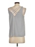 Express 100% Polyester Gray Sleeveless Top Size S - photo 2