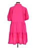 CeCe 100% Polyester Solid Pink Casual Dress Size XL - photo 2