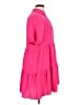 CeCe 100% Polyester Solid Pink Casual Dress Size XL - photo 4