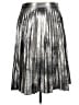 Halogen 100% Polyester Metallic Silver Casual Skirt Size XL - photo 1