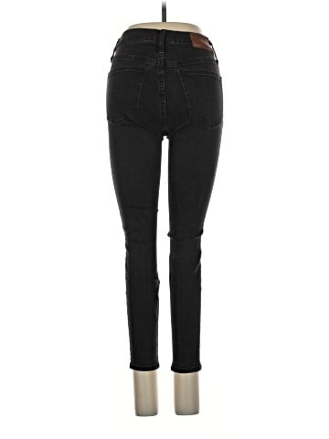 Madewell Petite 9" Mid-Rise Skinny Jeans in Lunar Wash (view 2)