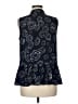 CAbi Polka Dots Blue Sleeveless Blouse Size M - photo 2