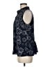 CAbi Polka Dots Blue Sleeveless Blouse Size M - photo 5