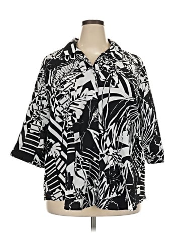 Alia 3/4 Sleeve Blouse (view 1)