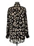 Zara Animal Print Black Long Sleeve Blouse Size M - photo 2