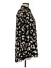 Zara Animal Print Black Long Sleeve Blouse Size M - photo 4