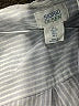 Sigrid Olsen Stripes Silver Long Sleeve Button-Down Shirt Size L - photo 8