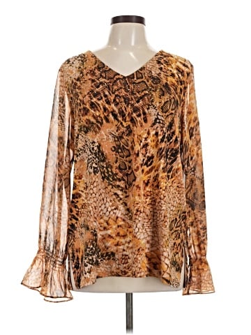 Susan Graver Long Sleeve Blouse (view 1)