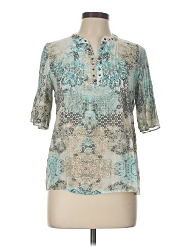NY Collection 3/4 Sleeve Blouse (view 1)