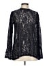 Zara Basic Black Long Sleeve Blouse Size L - photo 1