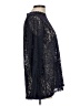 Zara Basic Black Long Sleeve Blouse Size L - photo 4
