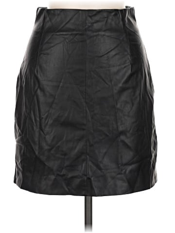 H&M Faux Leather Skirt (view 1)