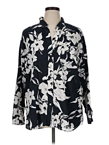 Lands' End Long Sleeve Button-Down Shirt (view 1)