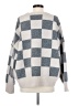 OAK + FORT Checkered-gingham Gray Pullover Sweater Size XS - photo 2