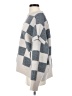 OAK + FORT Checkered-gingham Gray Pullover Sweater Size XS - photo 5