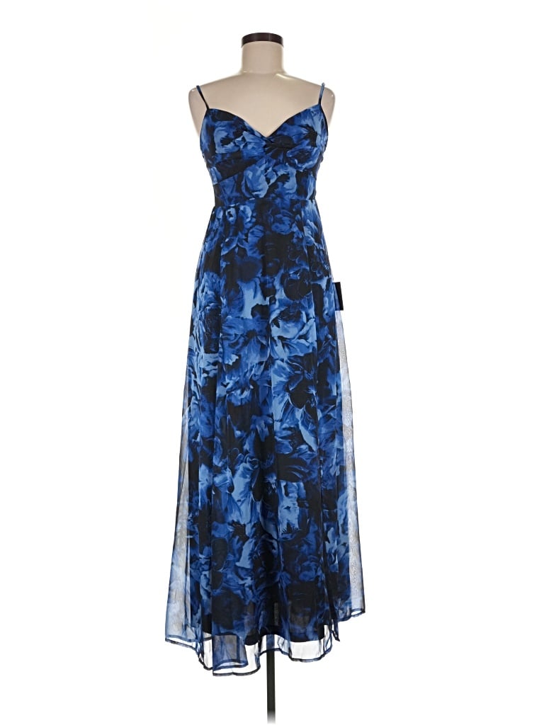 Pre-owned Lulus Cocktail Dress In Blue