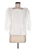 Talbots 100% Cotton White 3/4 Sleeve Blouse Size M (petite) - photo 1