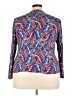 Talbots Paisley Purple 3/4 Sleeve Blouse Size 3X - photo 2