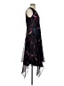 DKNY 100% Polyester Print Black Cocktail Dress Size 4 - photo 4
